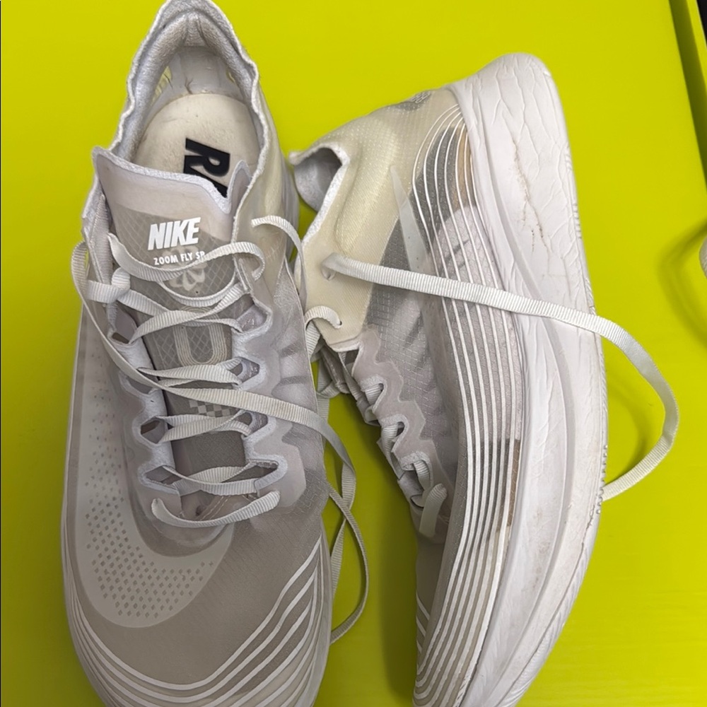 Nike ZoomX White Athletic Sneakers